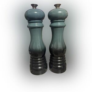 Le Creuset Salt & Pepper Mill Set Green Gradient Ombre